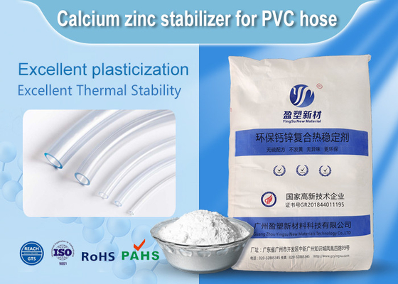 High Transparent Plastic Stabilizer , Ca Zn Composite Stabilizer For Steel Wire Hose Water